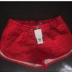 Adidas Rita Ora Vivid red shorts. BNWT